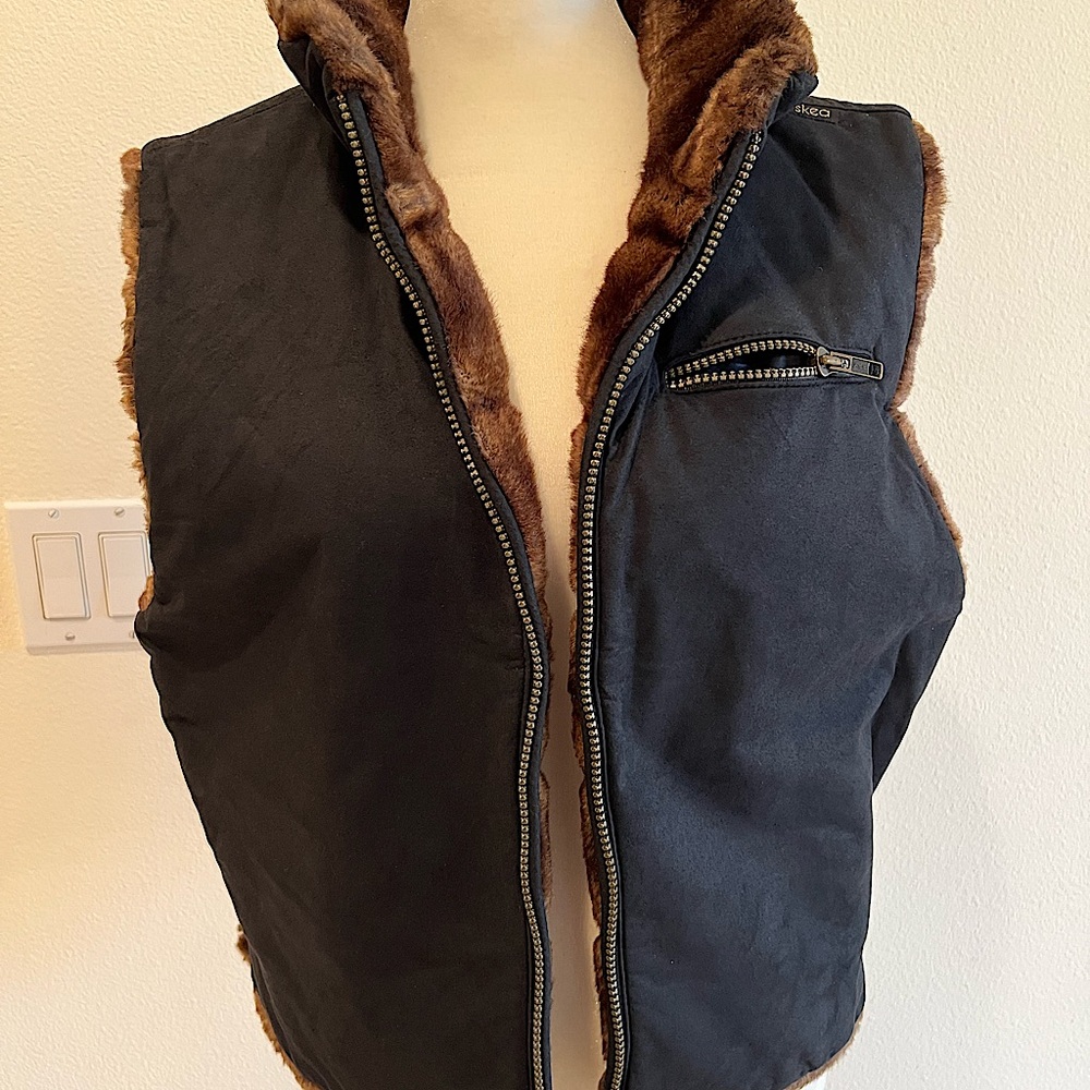 Skea Reversible Faux Fur Lined Vest